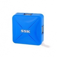 新款 SSK/飚王 SHU027 烽火 USB HUB