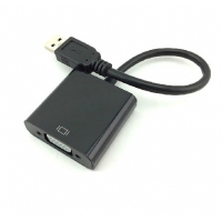 USB3.0转VGA高清线转换器接口usb to vga转接头显示器投影仪多屏