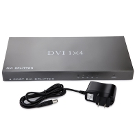 晶华DVI分屏器1进4出 DVI24+1分支分频器一分四 视频高清工程机