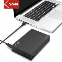SSK飚王HE-G3000 3.5寸移动硬盘盒 USB3.0 台式机串口 sata接口