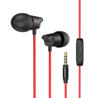赛歌图 H21 黑色 入耳式耳机手机耳机带麦 金属头 入耳式 HiFi音效