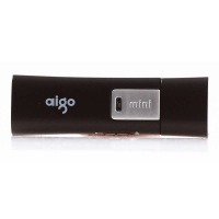 Aigo/爱国者L8202商务U盘32G 写保护开关优盘防病毒带指示灯 黑色