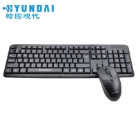 韩国现代HY-MK100有线键盘鼠标套装笔记本台式机电脑键鼠套装家用办公