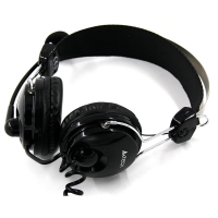 双飞燕有线头戴式耳机HS-7P降噪麦克风语音通话教学游戏台式电脑