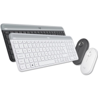 罗技MK470无线键鼠套装 静音鼠标键盘键鼠套装电脑笔记本（黑/白）