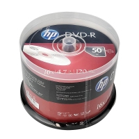 HP/惠普DVD-R空白刻录光盘 50片/桶