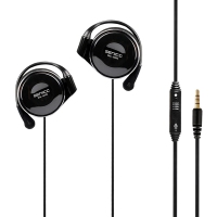 声丽 MX-145N（黑色） 耳挂式运动耳机跑步户外电脑手机安卓通用四极接口