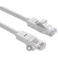 绿联20173 六类CAT6类网线 千兆网络高速连接线白色0.5米