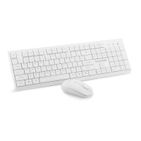 长城E60PRO 白色 无线键盘鼠标套装 2.4G电视电脑笔记本一体机DIY商务通用