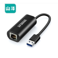 山泽(SAMZHE)千兆有线网卡USB转RJ45网线接口USB3.0外置网口转换...