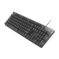 罗技K845茶轴 机械键盘游戏有线电竞办公背光金属面板