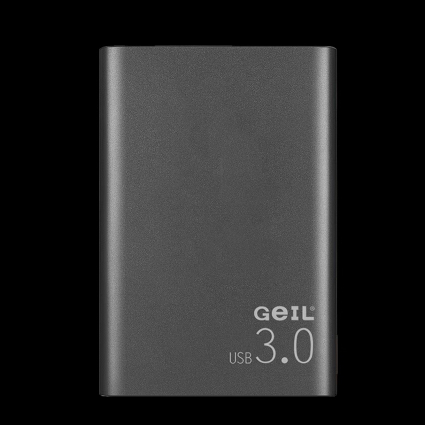 金邦移动硬盘3.0 E191 500G 金属版银色/黑色