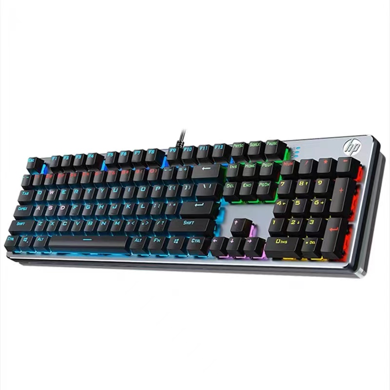 HP/惠普 GK400F机械键盘 黑轴 电脑笔记本电竞游戏办公有线