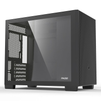 半岛铁盒克莱因N3（黑）机箱MATX桌面简约迷你紧凑开放式侧透电脑主机箱