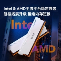 雷克沙 雷神铠皓月白DDR4 16G-3600台式机内存条