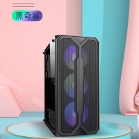 游戏风暴 黑奇鲨 USB3.0侧透游戏水冷标准机箱