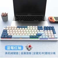 宏基OKW214蓝莓 三拼 红轴无吸磁盖机械键盘