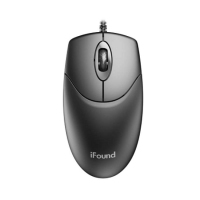 方正F390PRO 办公商务鼠标1.8米线长