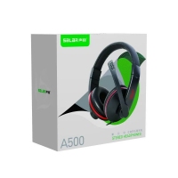 Salar/声籁 A500头戴式电脑 pc耳麦带麦克风重低音 音乐游戏耳机