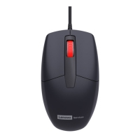联想Lenovo Services M01 黑色 USB有线鼠标