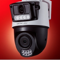 水星MIPC5286W（双摄版） 500W 全彩室外无线云台语音