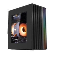 玩嘉 工匠2（黑色） 侧透USB3.0 MATX桌面商务机箱