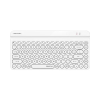 双飞燕FBK30 白色 无线蓝牙多模键盘