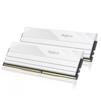 金百达 星刃白 无灯 32G-6000（16*2）套条 海力士A-C28 D5内存条