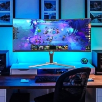 AOC CU34G10X 1500R曲面 34寸显示器 21:9带鱼屏  4K165Hz HDMI/DP/U3.2/Gen1接口