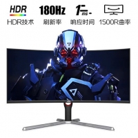 AOC CU34G3X 1500R曲面 34寸显示器 21:9带鱼屏  4K18...